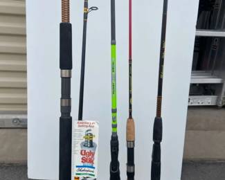 Lot Of Graphite Fishing Poles Ugly Sticks, Berkeley, And More