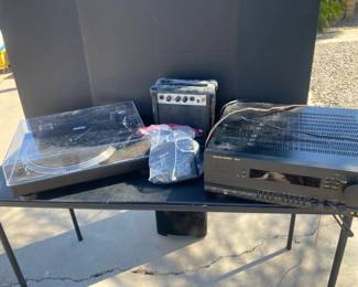 Harman Karson Receiver, audio Technical Turntable And More