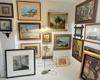 Mads Caprani rare floor lamp, original Art