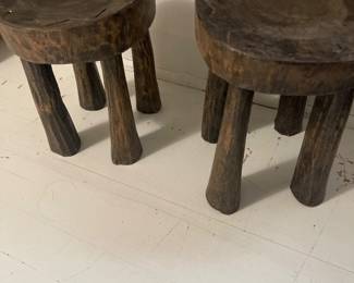 Senufo African stools 