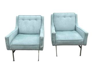 MCM lounge chairs chrome bases