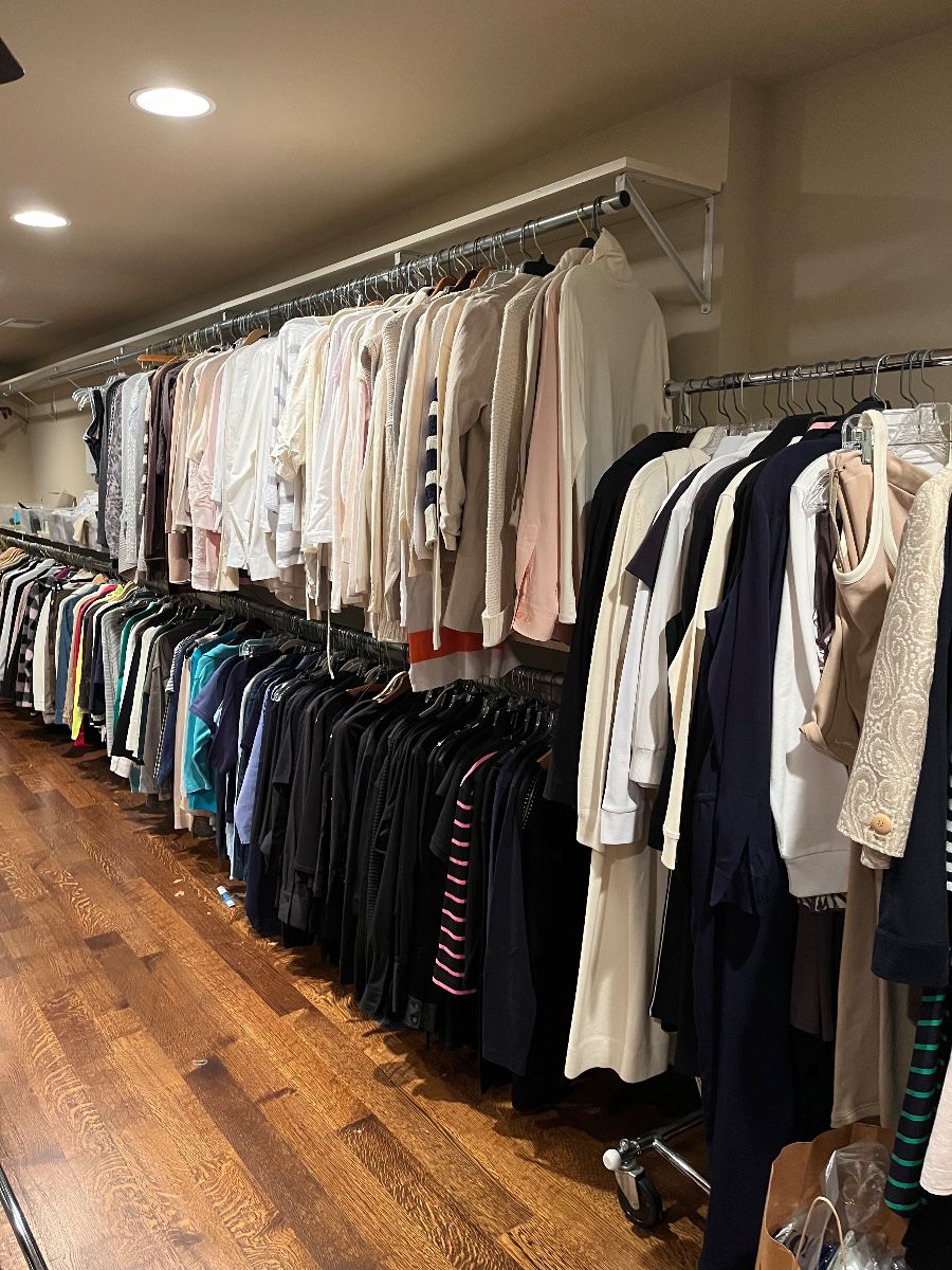 Loads of women’s better clothes Eileen Fisher, Lafayette 148, St. John, Ralph Lauren, Chicos