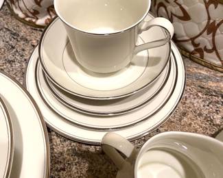 vintage Mikasa Belair Ivory china set for 12