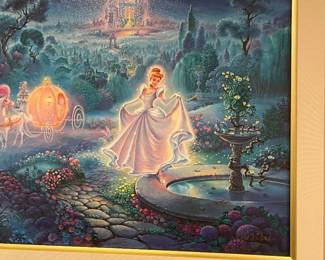 Tom duBois 1990s Disney Discovery prints - full set of 5 - Alice, Pinocchio, Cinderella, Snow White, Peter Pan