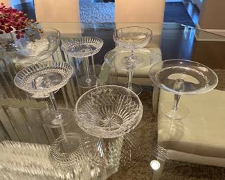 crystal compotes, waterford crystal