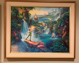 Tom duBois 1990s Disney Discovery prints - full set of 5 - Alice, Pinocchio, Cinderella, Snow White, Peter Pan