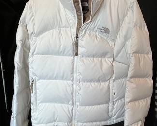 The North Face puffy down jackets