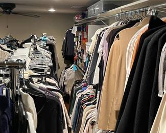 hundreds of NWT women's clothes - Eileen Fisher, St. John, Lafayette 148
