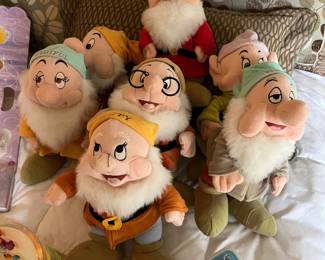 Disney Plush Seven Dwarfs