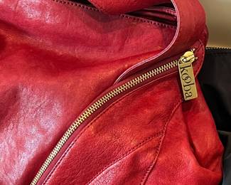 Kooba red leather purse with dust bag