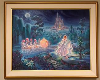 Tom duBois 1990s Disney Discovery prints - full set of 5 - Alice, Pinocchio, Cinderella, Snow White, Peter Pan