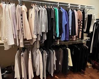 Loads of women’s better clothes Eileen Fisher, Lafayette 148, St. John, Ralph Lauren, Chicos