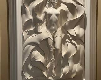 Bill Mack bonded sand art - large wall piece