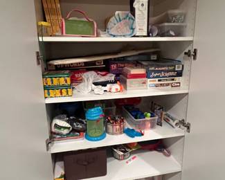 craft closet filled with good items