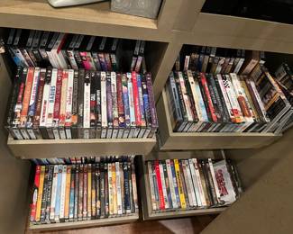 loads of DVDs, CDs, VHS - movies, tv series, Disney