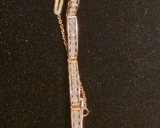 14K and Diamonds bracelet 