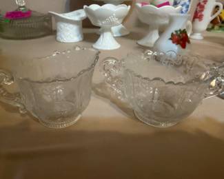 1930's cream and sugar