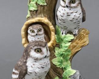 Porcelain Owls