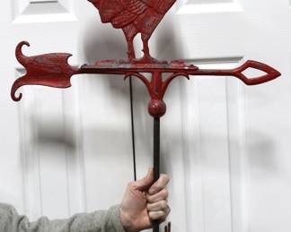 Red Rooster Weather Vane