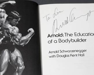 Arnold Schwarzenegger Autographed Book