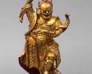 Chinese Guardian King Figurine