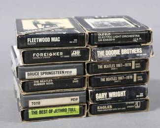 Vintage 8 track tapes