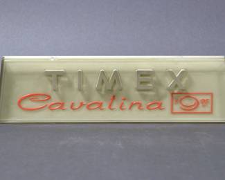 Vintage Timex Display Piece