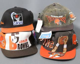 Vintage Cleveland Browns/Cavaliers Sports Hats/Caps