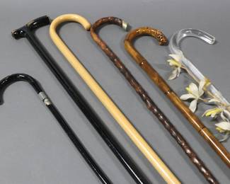 Nice Selection of Vintage Walking Canes
