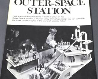 Vintage Outer-Space Station Instructions/booklet