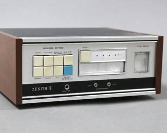 Zenith Model D638W 8 Track Player/Recorder