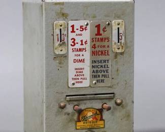 Vintage Postage Stamp Machine