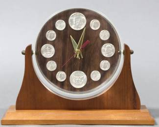 Clock made of 1964 Coins