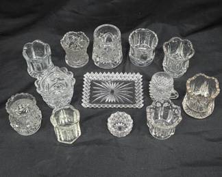 Pressed Glassware with Scalloped Edges	