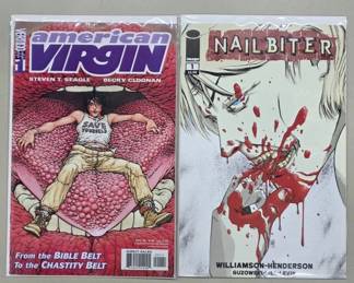 American Virgin and Nailbiter Comic Books