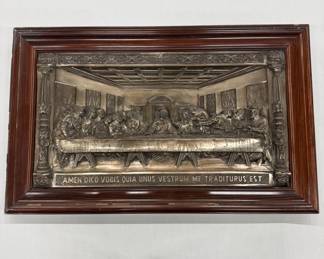 M. Registrado Silver Plated “The Last Supper"