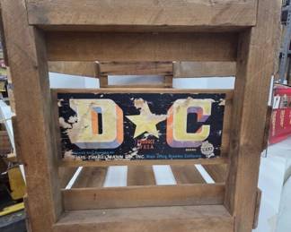 Wooden Produce Crate with DC Label