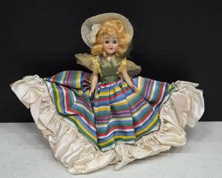 Doll in Colorful Dress
