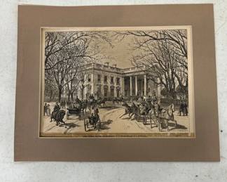 1877 Harper’s Weekly White House Illustration