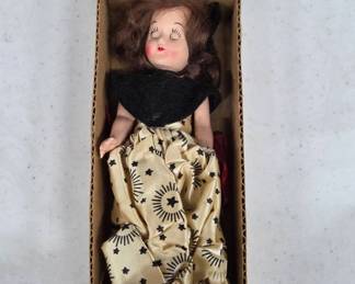 6" Tall Vintage Doll with Box