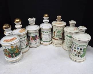 Old Fitzgerald Ceramic Decanters