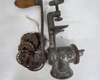 Climax No. 50 Cast Iron Meat Grinder