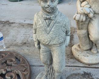 Statue of Golf Player