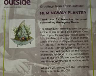 Hemingway Planter from Think Outside