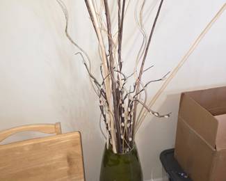 Decorative Vase with Dried Floral decor