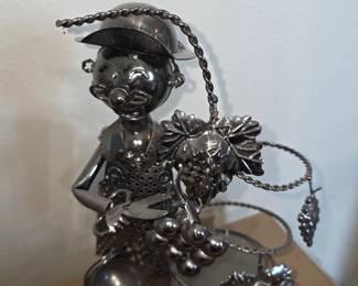 Tin Vintner Wine Bottle Holder