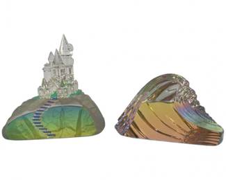 Disney Crystal Castle & Austrian Crystal Wave - Both Color Changing