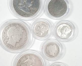 An Assortment of Antique and Vintage Silver Coins