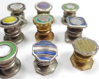 Antique & Vintage Assortment Of Men’s Snap Cufflinks