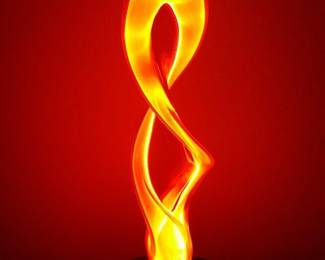 Lumisource Electra, Moving Current Flame Lamp